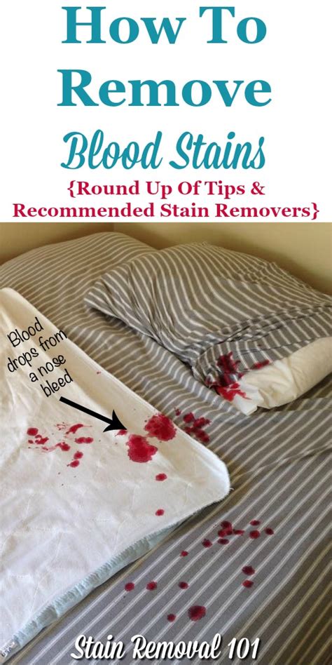 how to get fake blood off of clothes|remove blood stains from fabric.